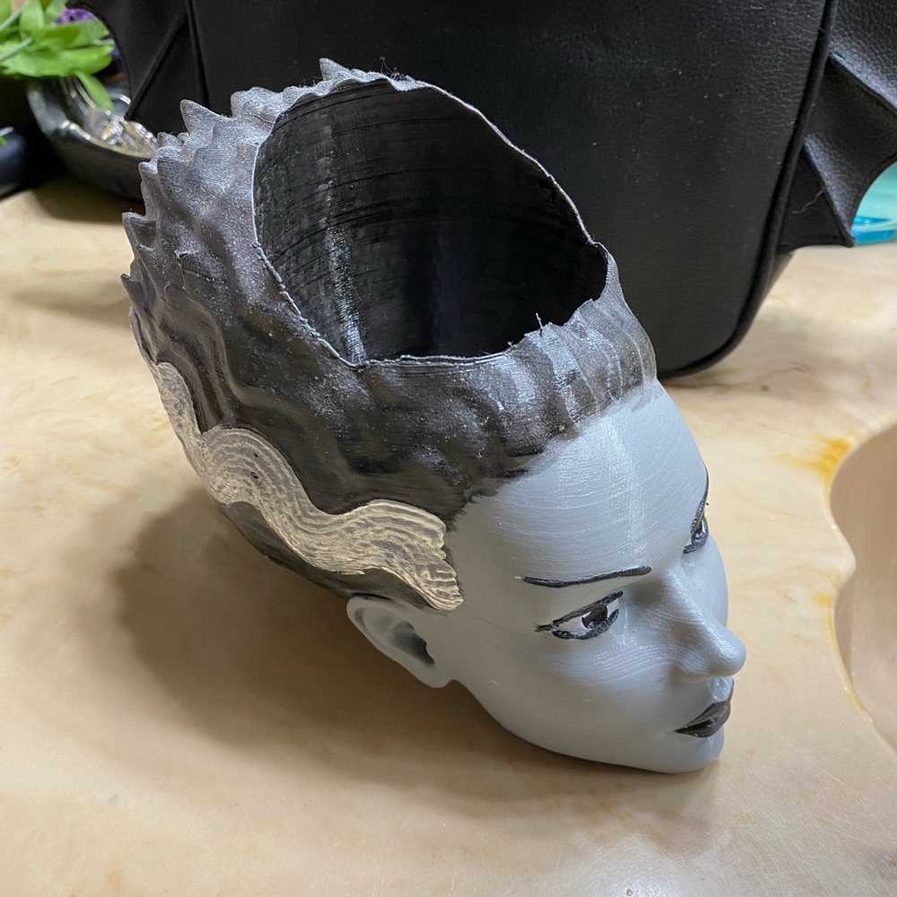 Bride of Frankenstein Succulent Planter